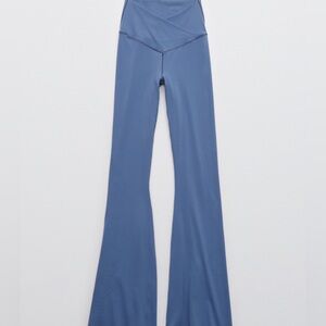 Aerie Blue Flare Leggings